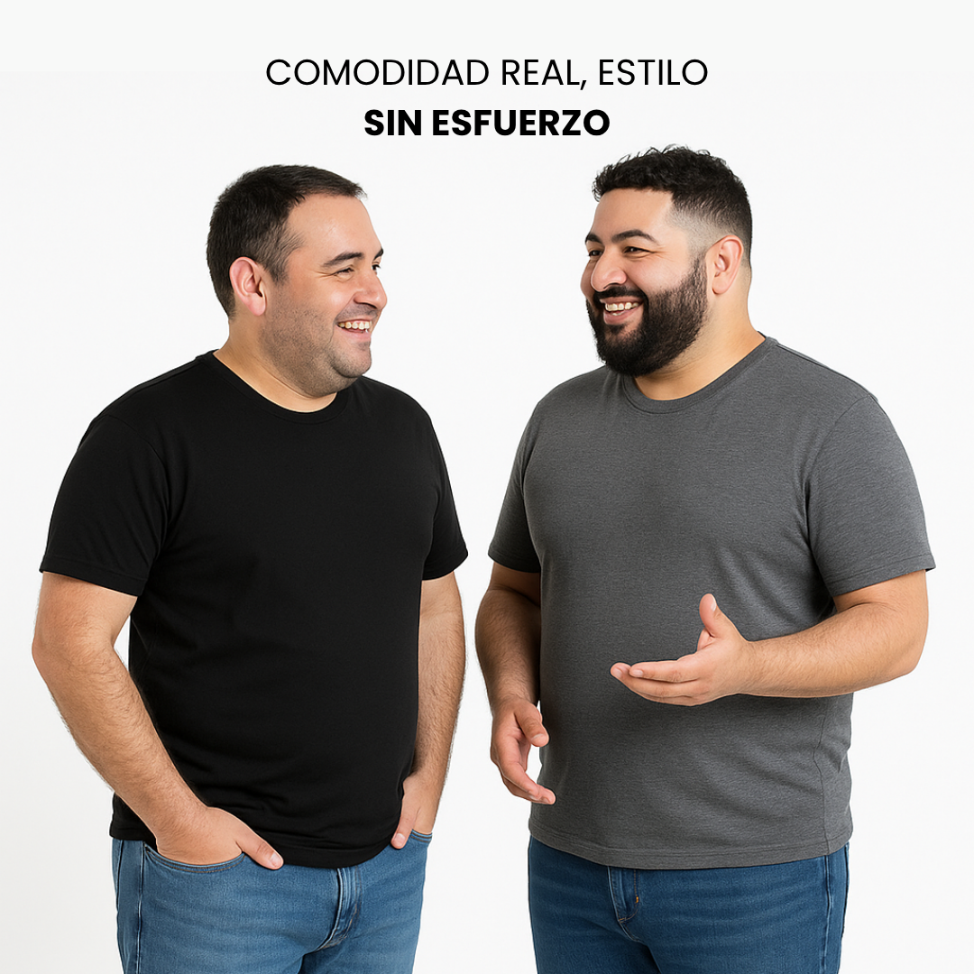 REMERA TVM 100% ALGODON PEINADO - CORTE IDEAL