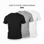REMERA TVM 100% ALGODON PEINADO - CORTE IDEAL