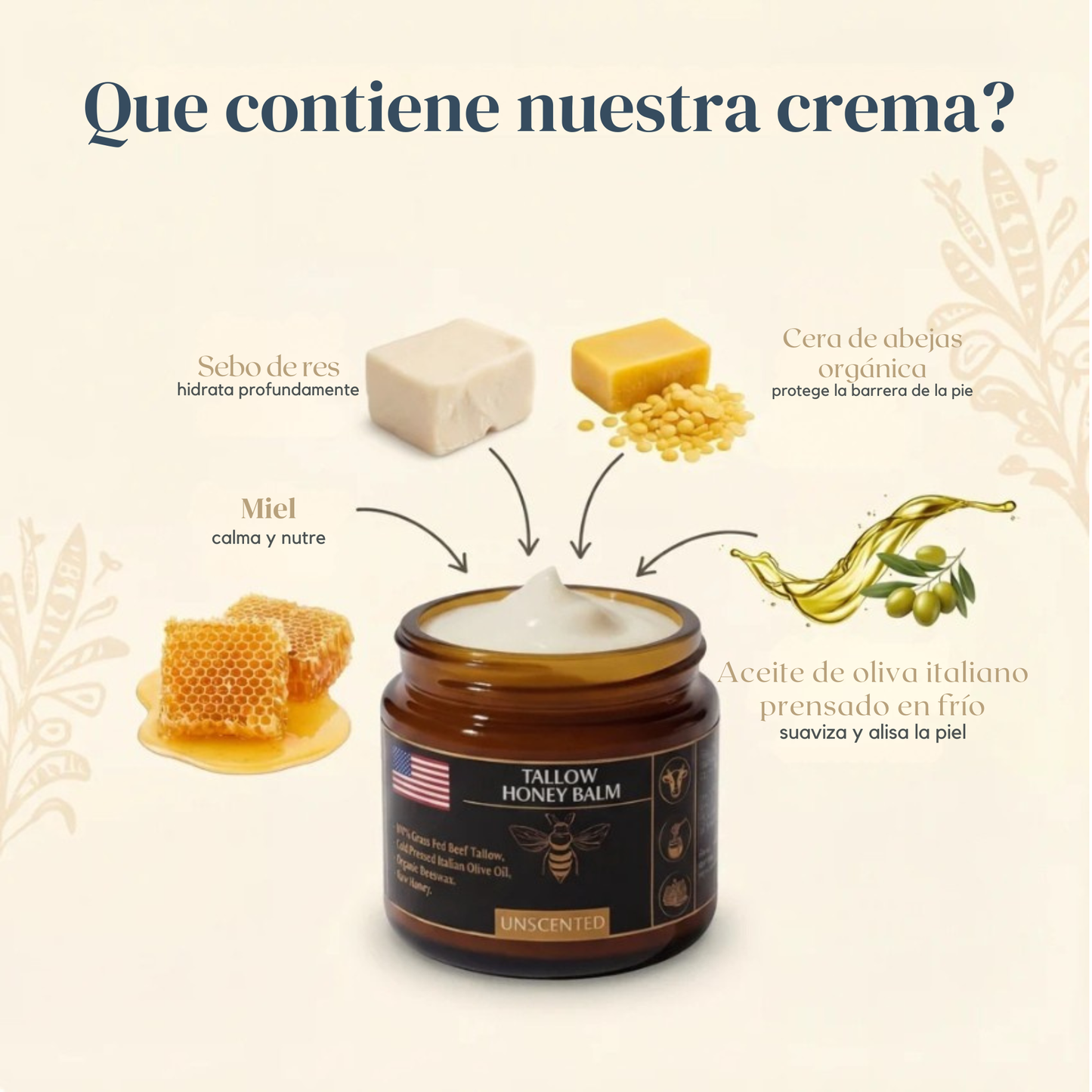 Crema de Sebo Bovino y Miel™