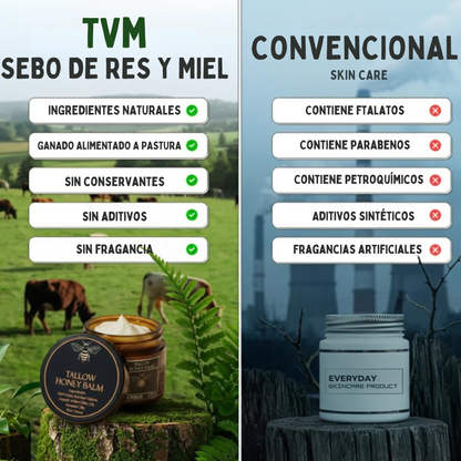 Crema de Sebo Bovino y Miel™